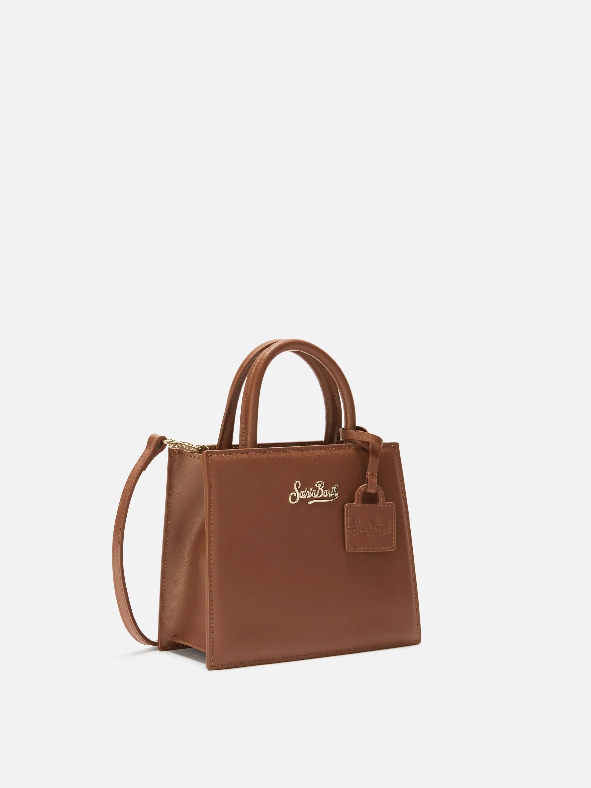 Mini Structured Shop Bag With Detachable Strap