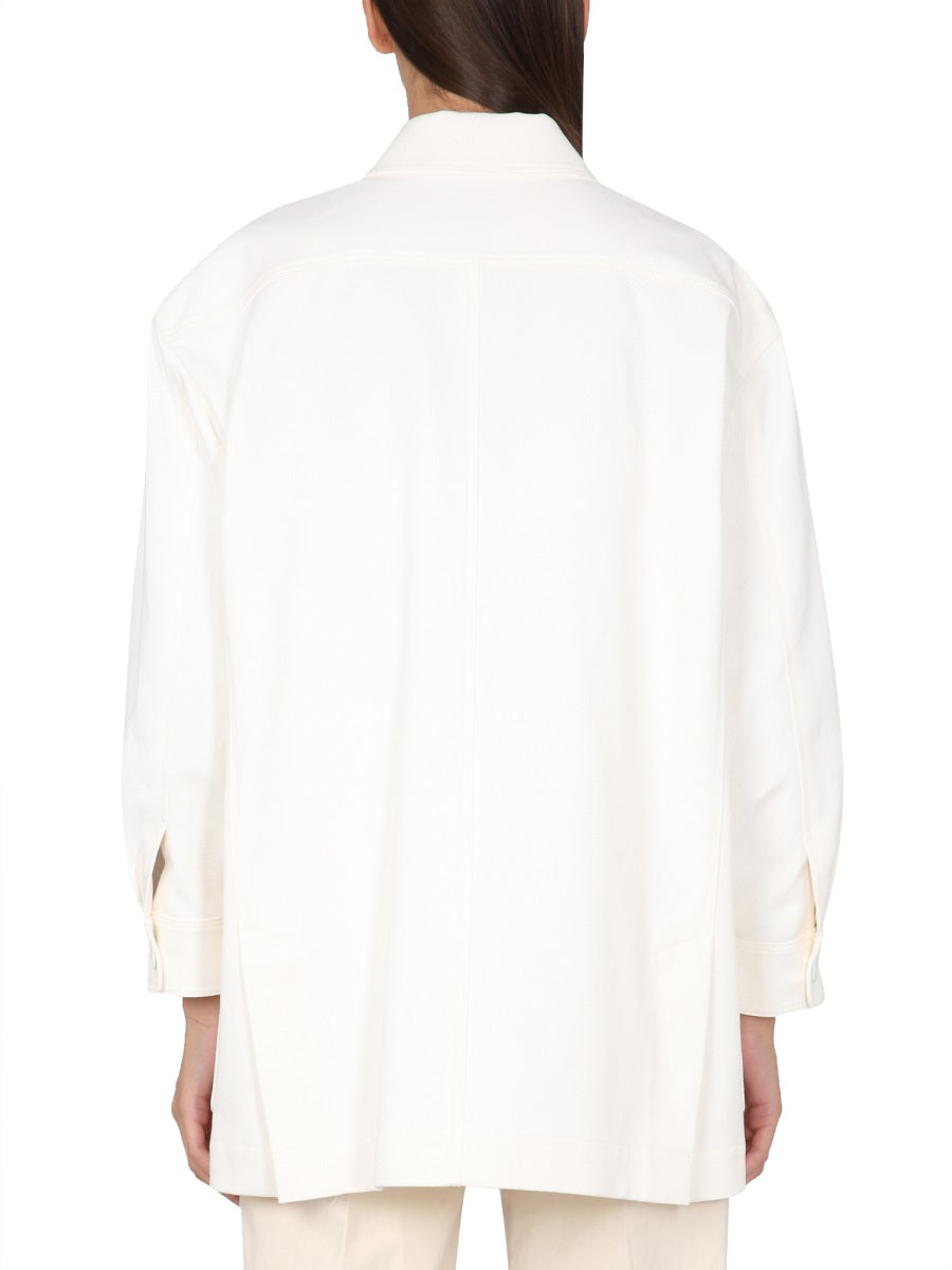 Ragtime Jacket with Classic Collar and Button Closure