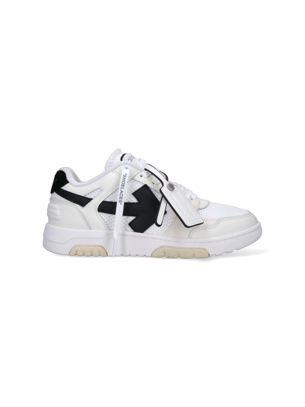 Minimalist White Sneakers With Textural Details