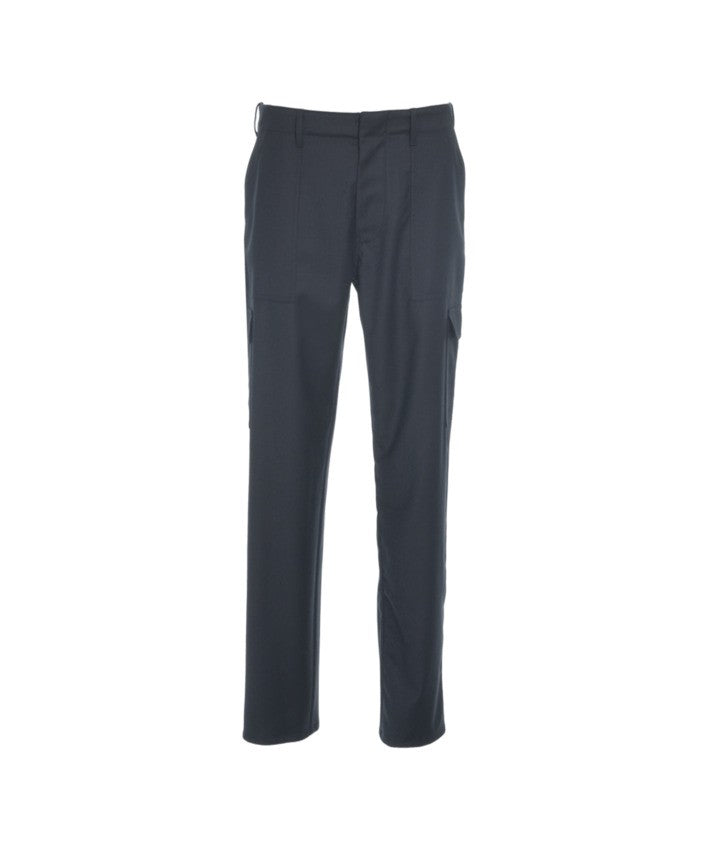 Regular Fit Wool Flannel Trousers