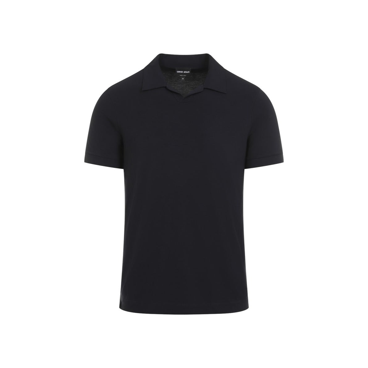 Short-Sleeved Blue Polo Shirt