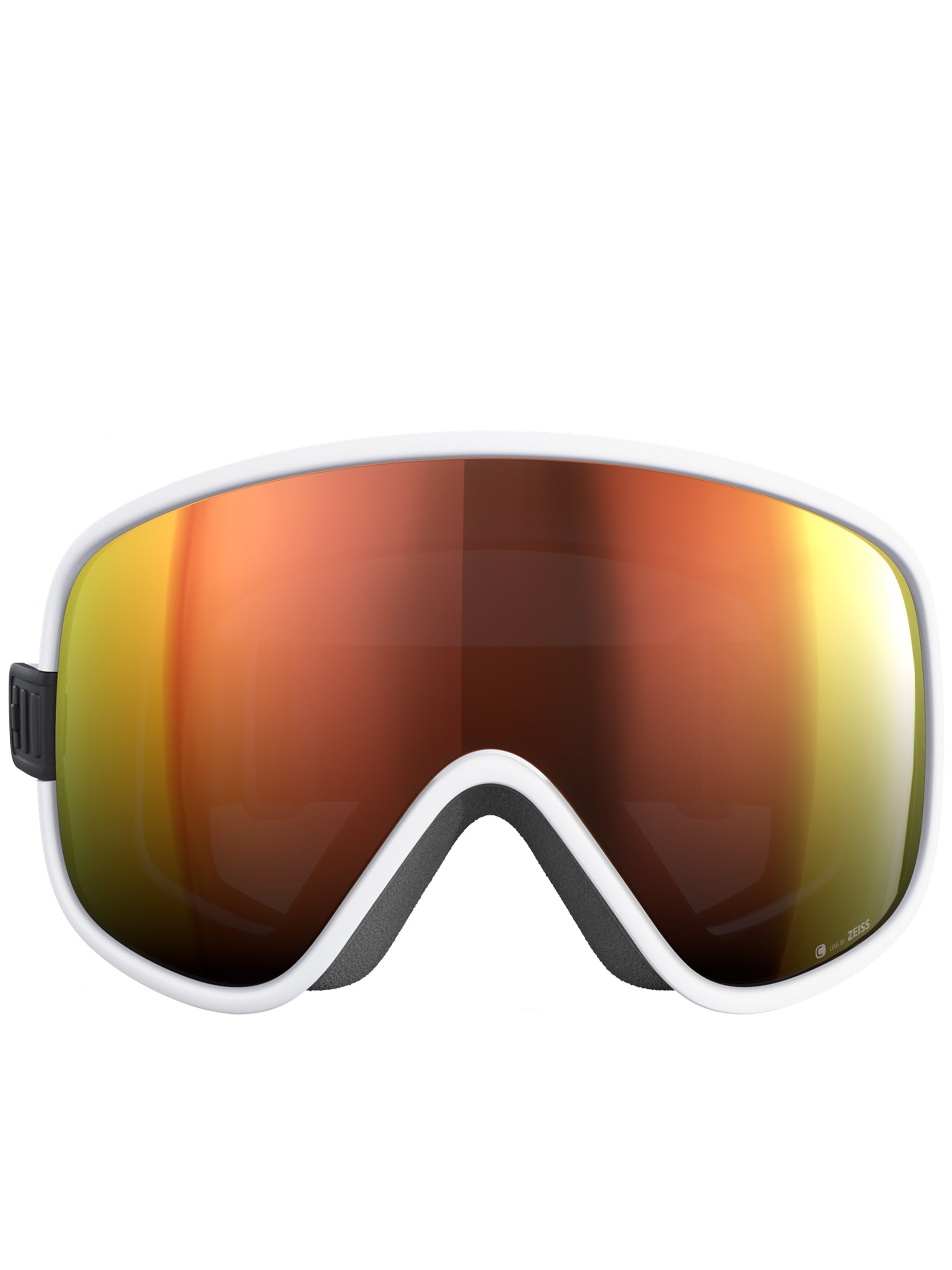 White Vitrea Wide-Lens Sporty Ski Goggle