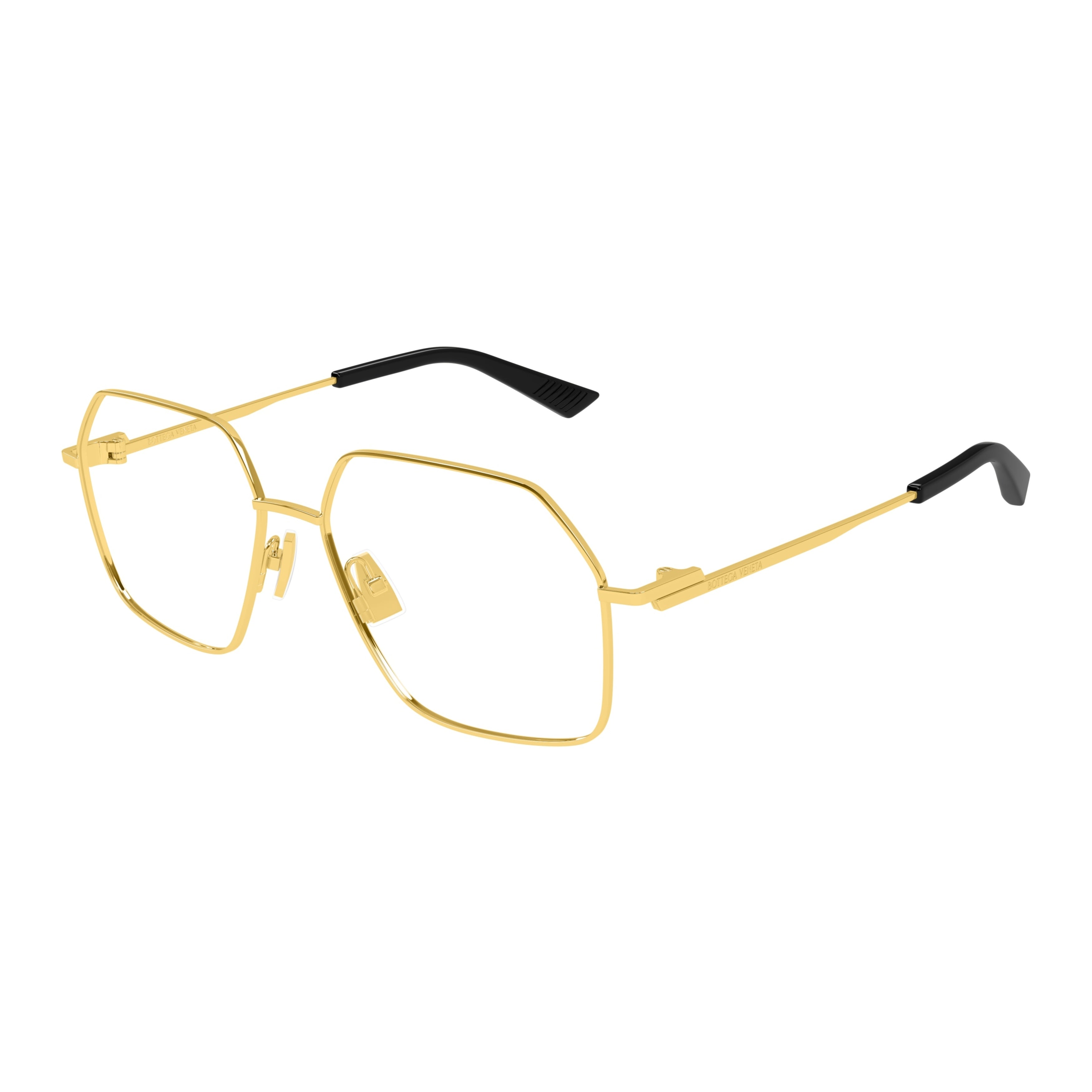 Bv1332o Geometric Oversized Square Frame Metal Eyeglasses
