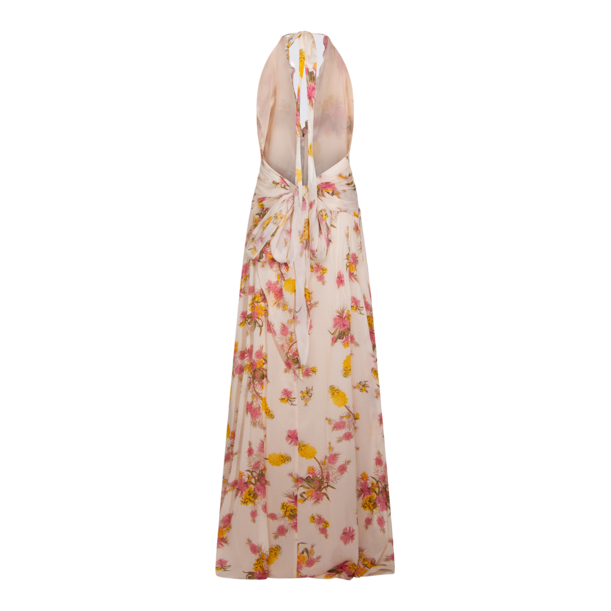 Flowing Silhouette Dress With Delicate Draping