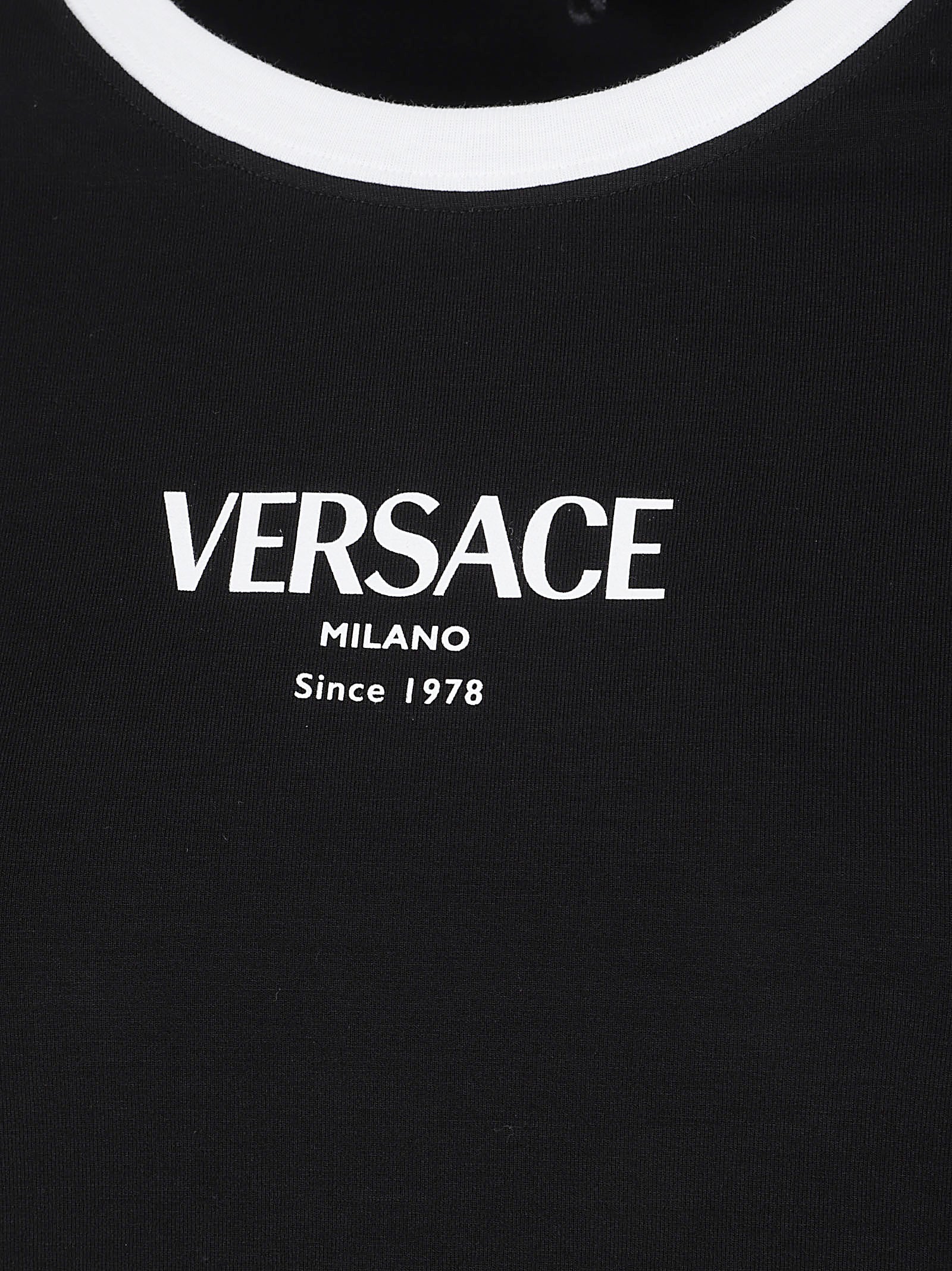 Fitted Stretch Viscose Jersey T-Shirt
