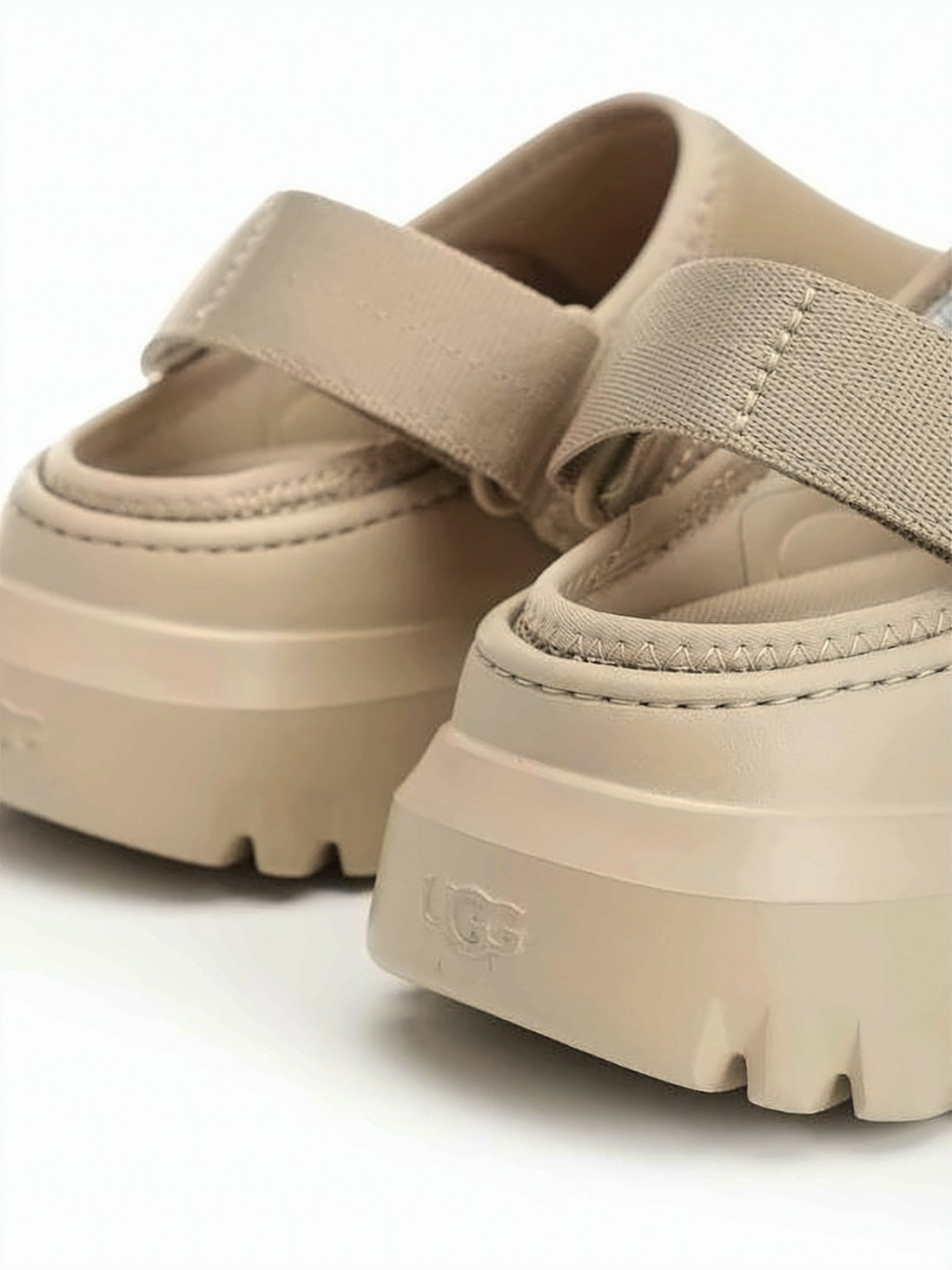 Rugged Slip-On Sandals with Breathable Mesh Upper