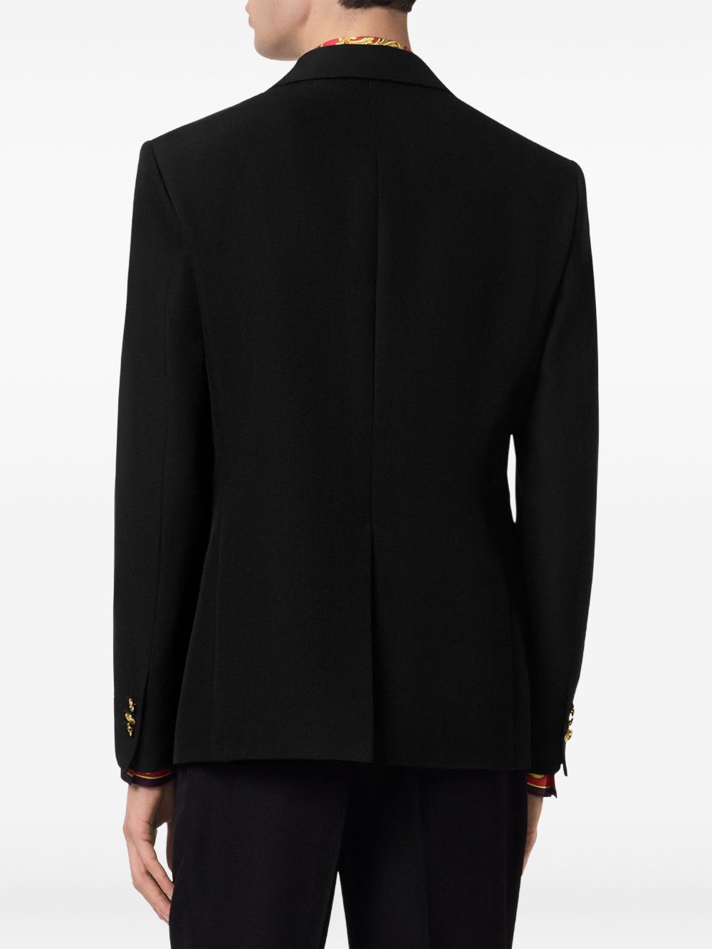 Tailored Black Wool Jacket