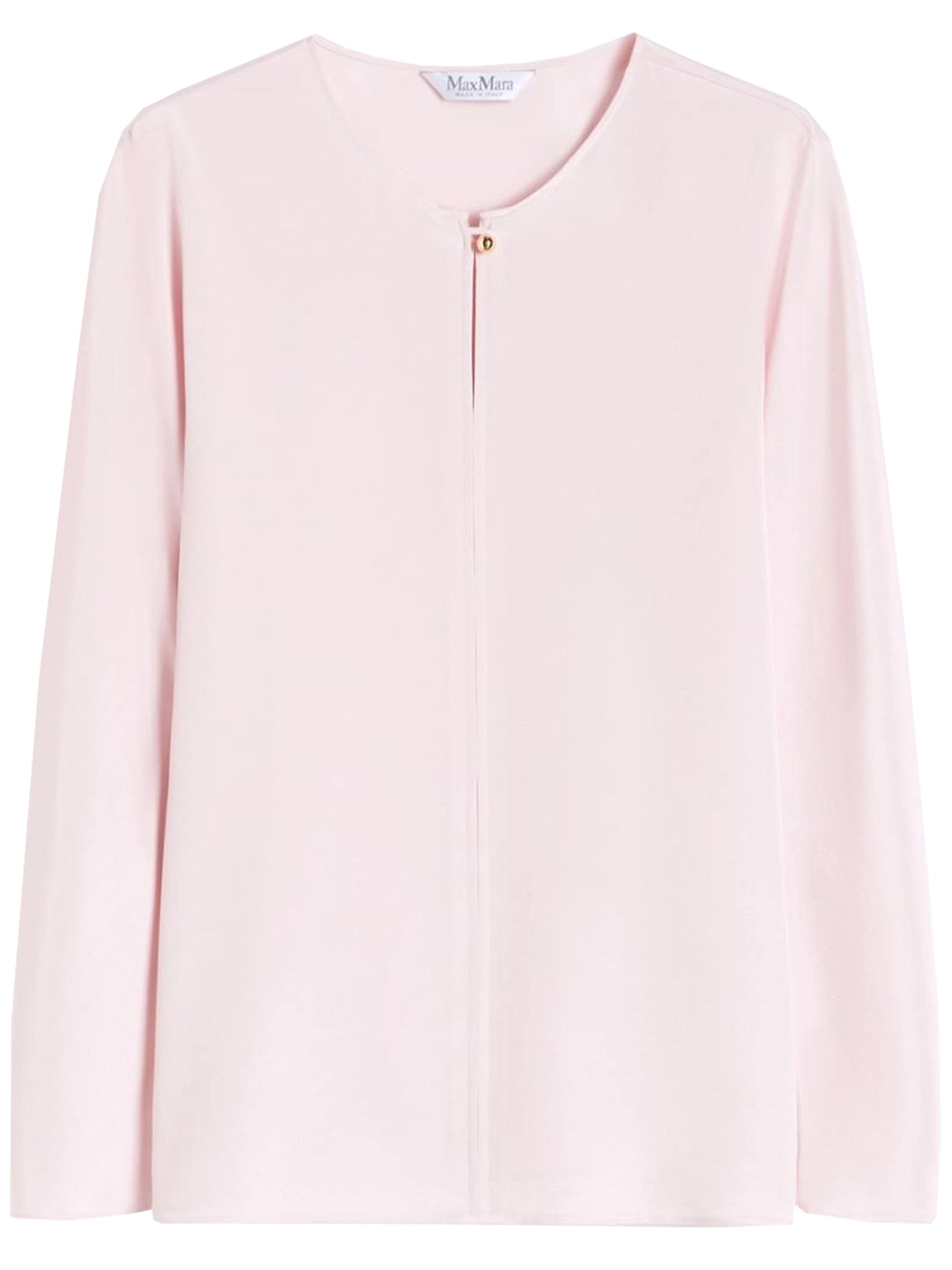 Pink Mitico Long-Sleeved Minimalist Top