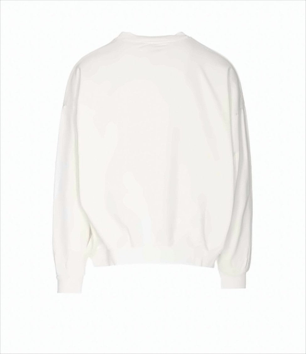Relaxed-Fit Long-Sleeve Shirt with Distressed Graphic Print