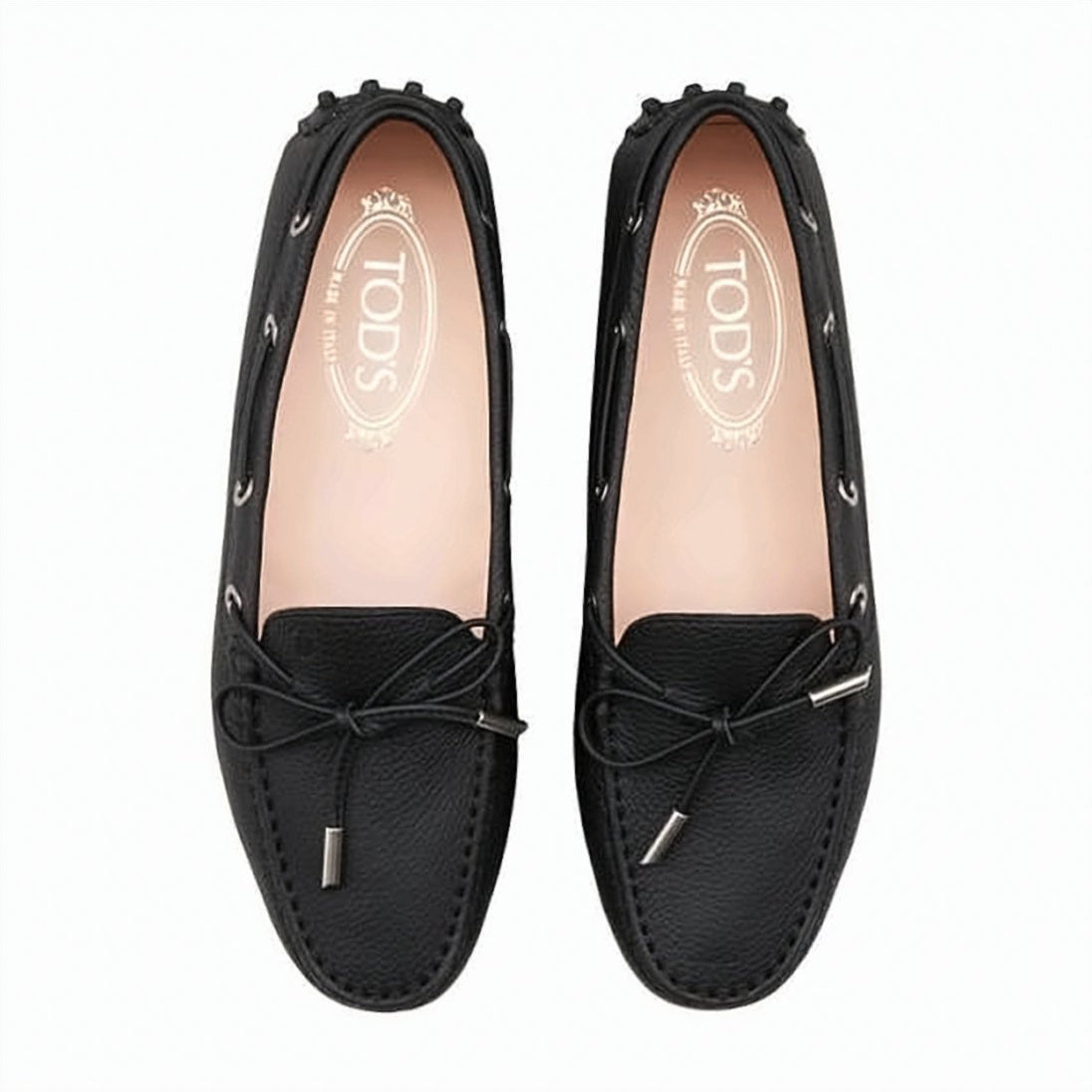 Pebbled Leather Loafers