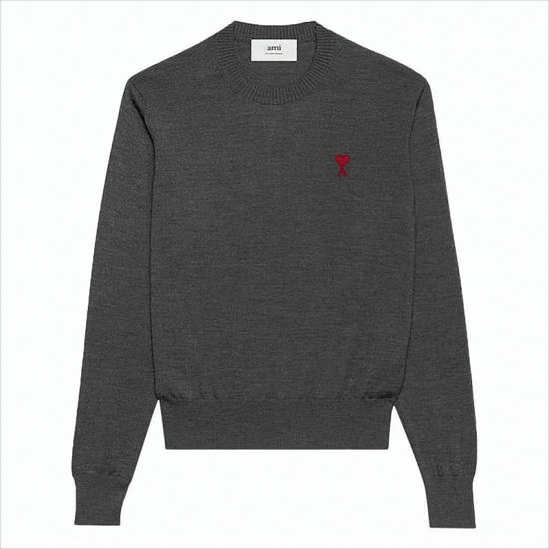 Classic Wool Sweater With Ribbed Details And Signature Logo