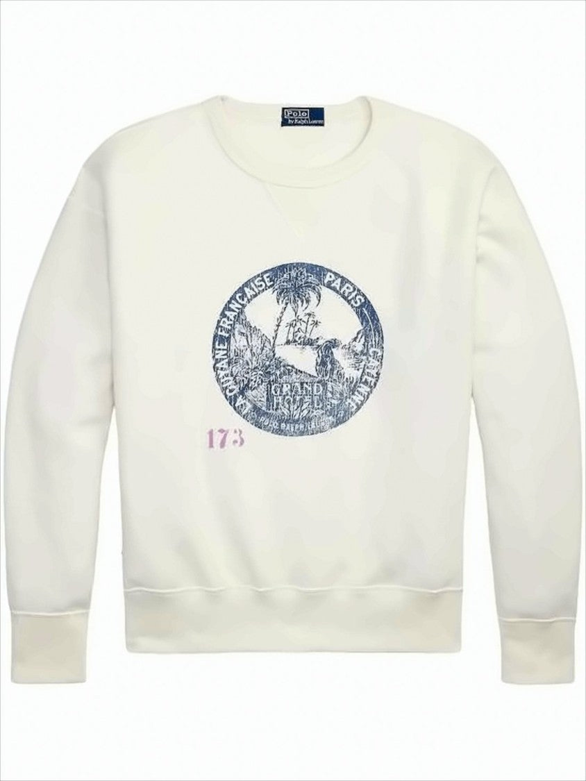Vintage Graphic Long-Sleeve Sweatshirt