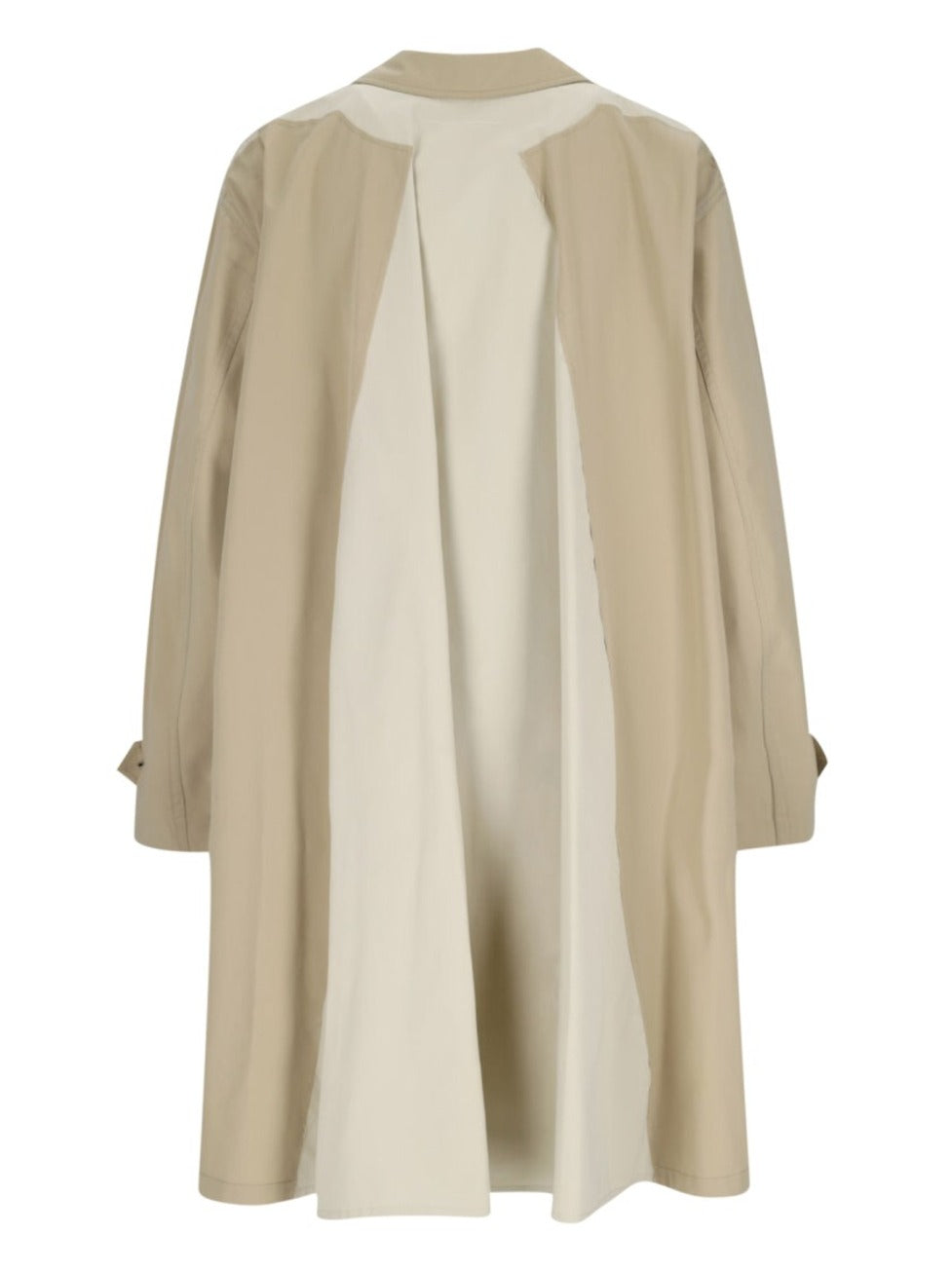 Single-Breasted Coat – Beige