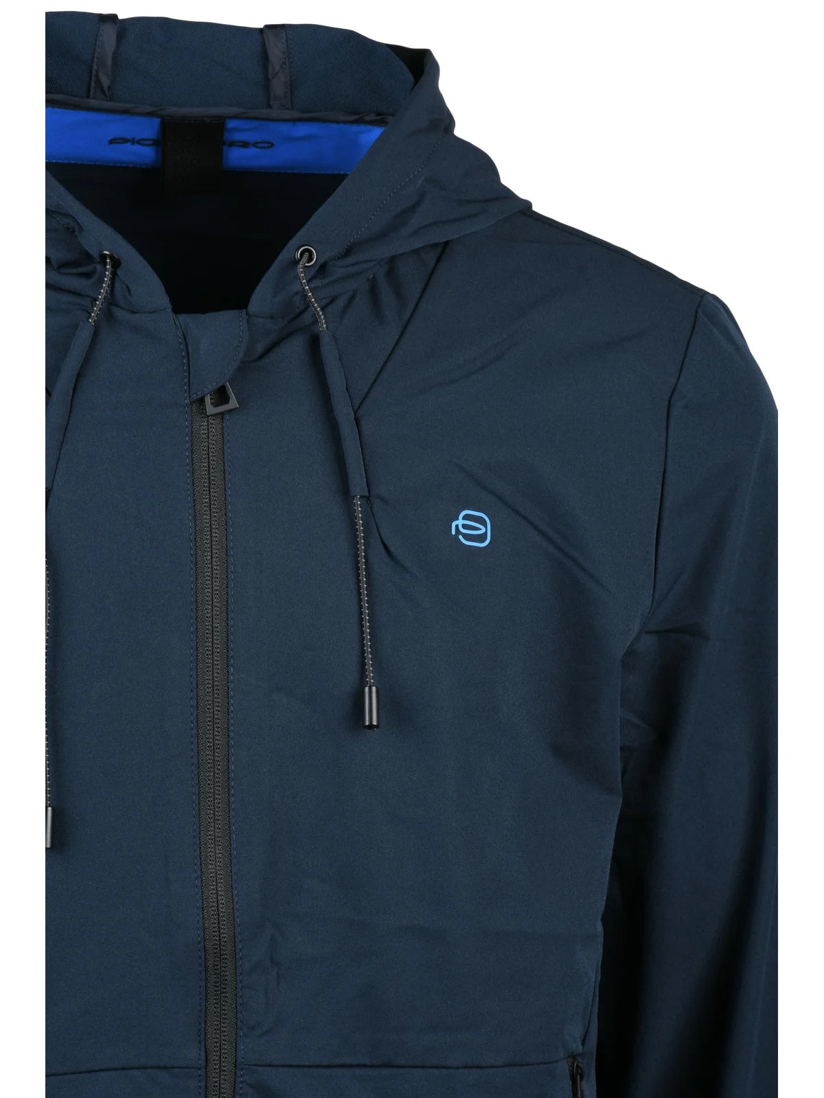Blue Men Polyamide Technical Jacket