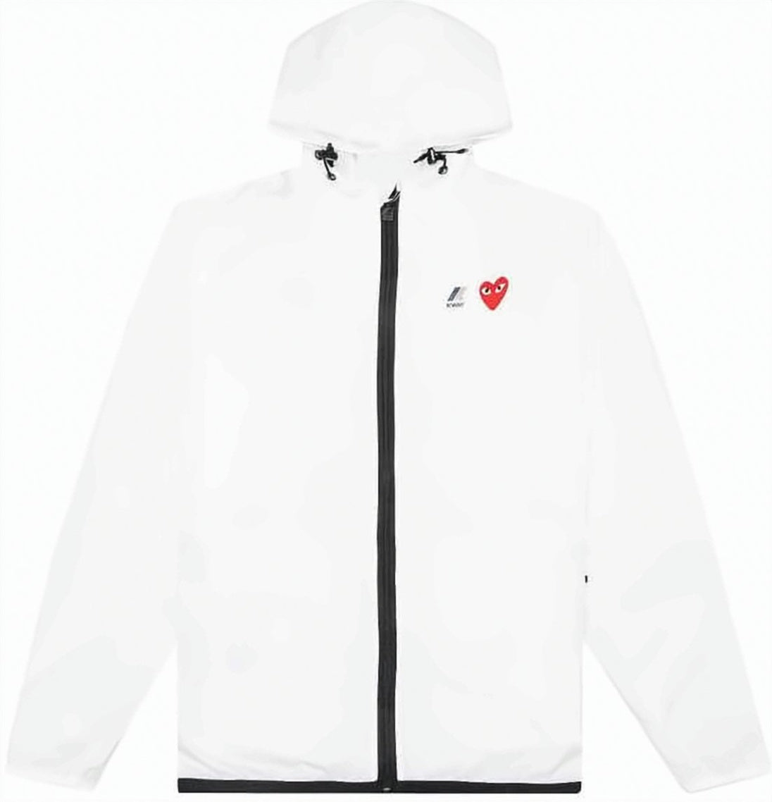 Zip-Up Jacket with Hood and Logo Detail