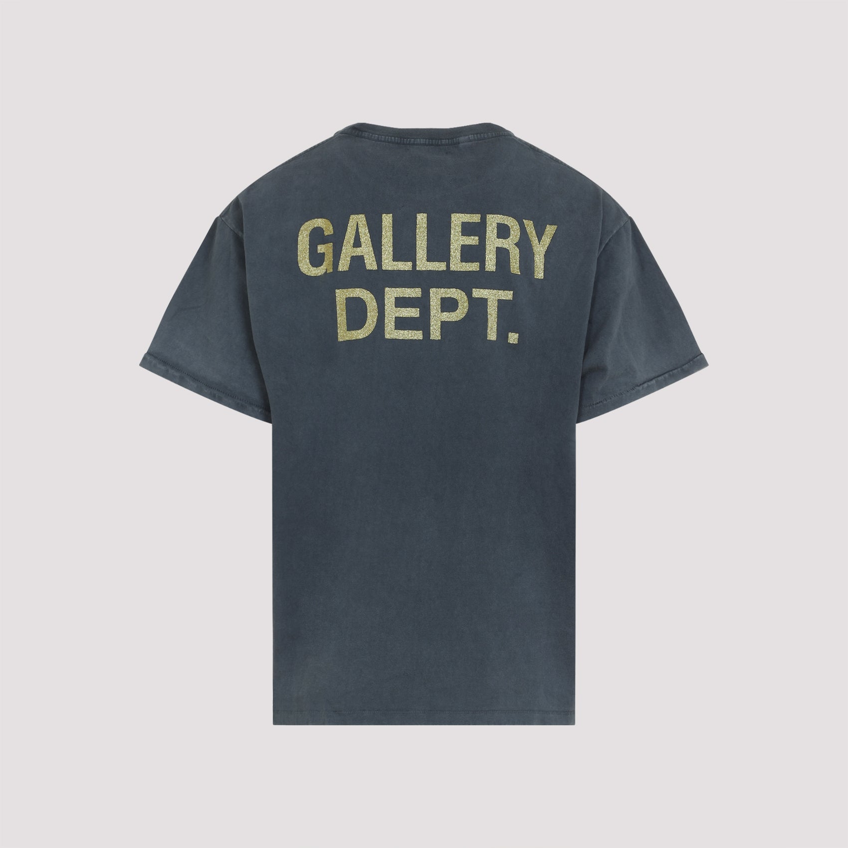Washed Grey Graphic T-Shirt With Contrasting Typography
