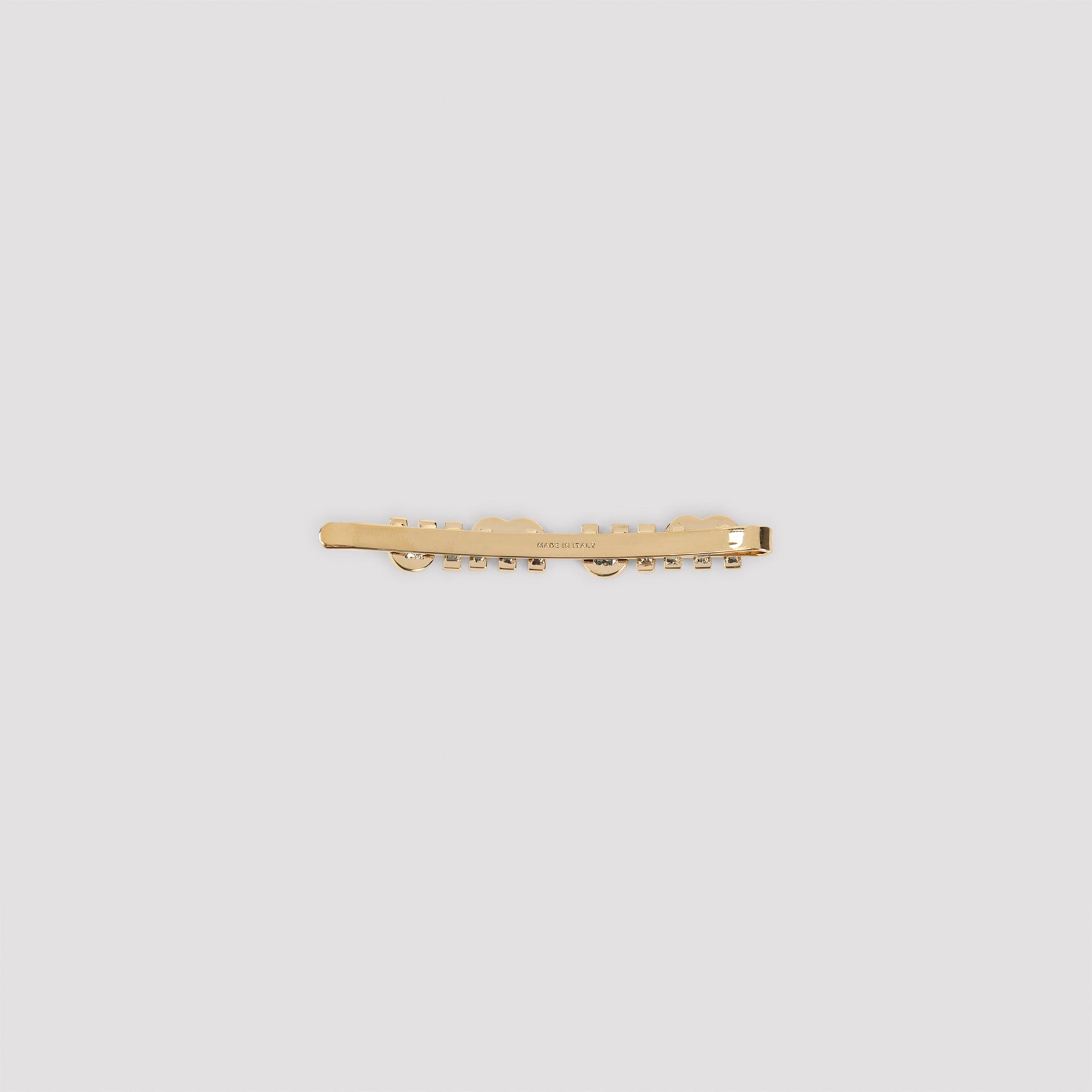 Polished Gold-Tone Brass Hair Clip