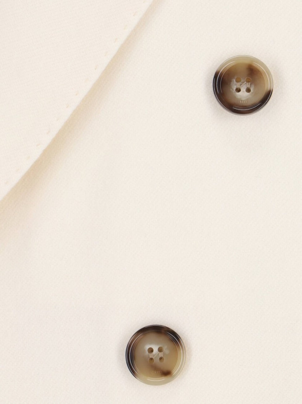 Double-Breasted Blazer – White