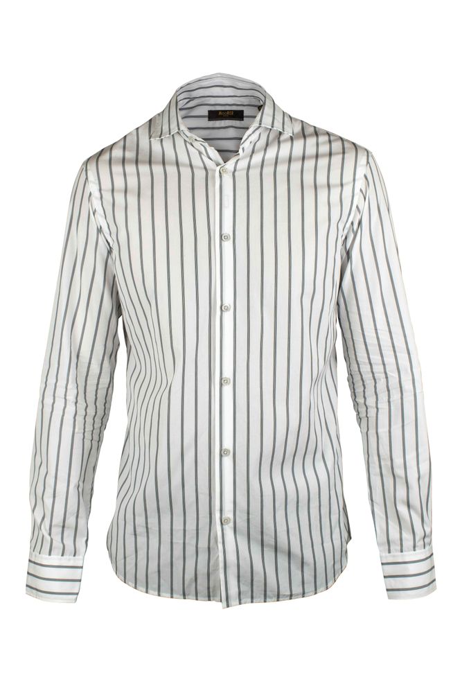 Slim Fit White Cotton Shirt