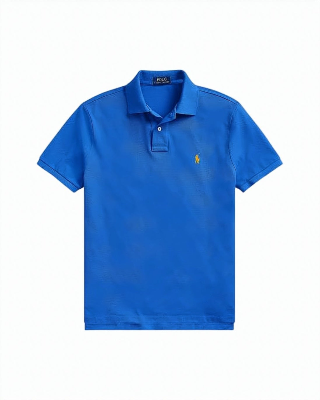 Short-Sleeve Polo Shirt with Traditional Collar