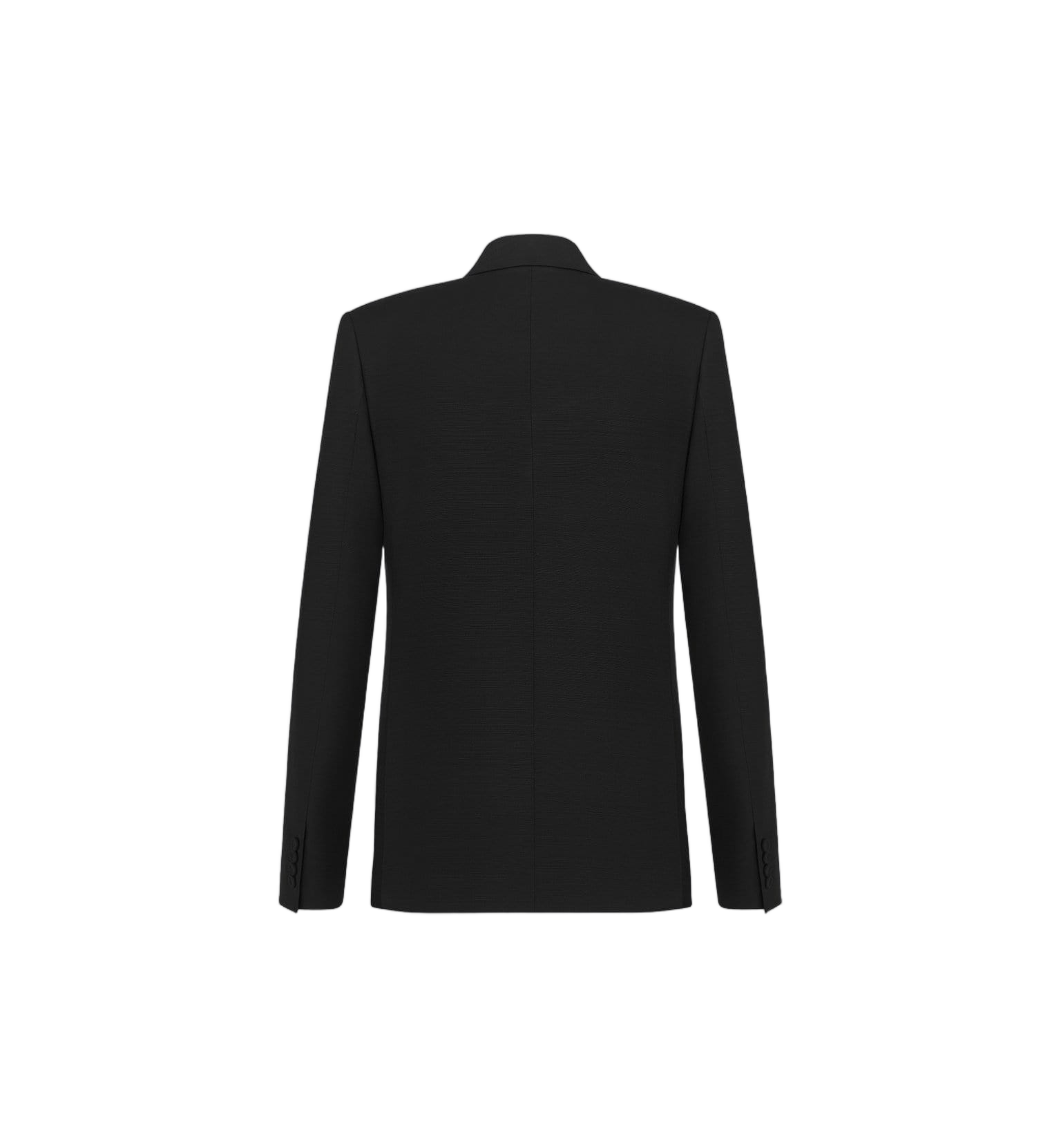 Tailored Black Notch Lapel Blazer