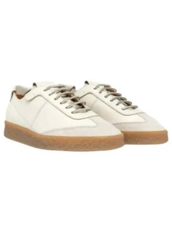 Low-Top Sneakers With Leather And Suede Panels