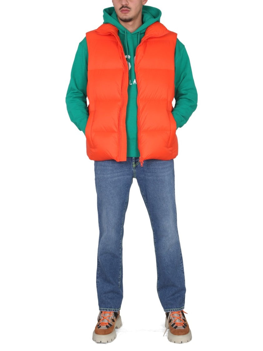 High Neck Puffer Vest