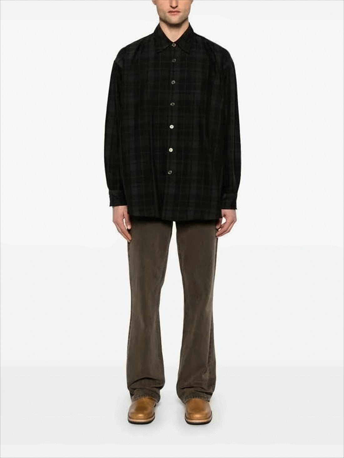 Relaxed Fit Long-Sleeve Shirt