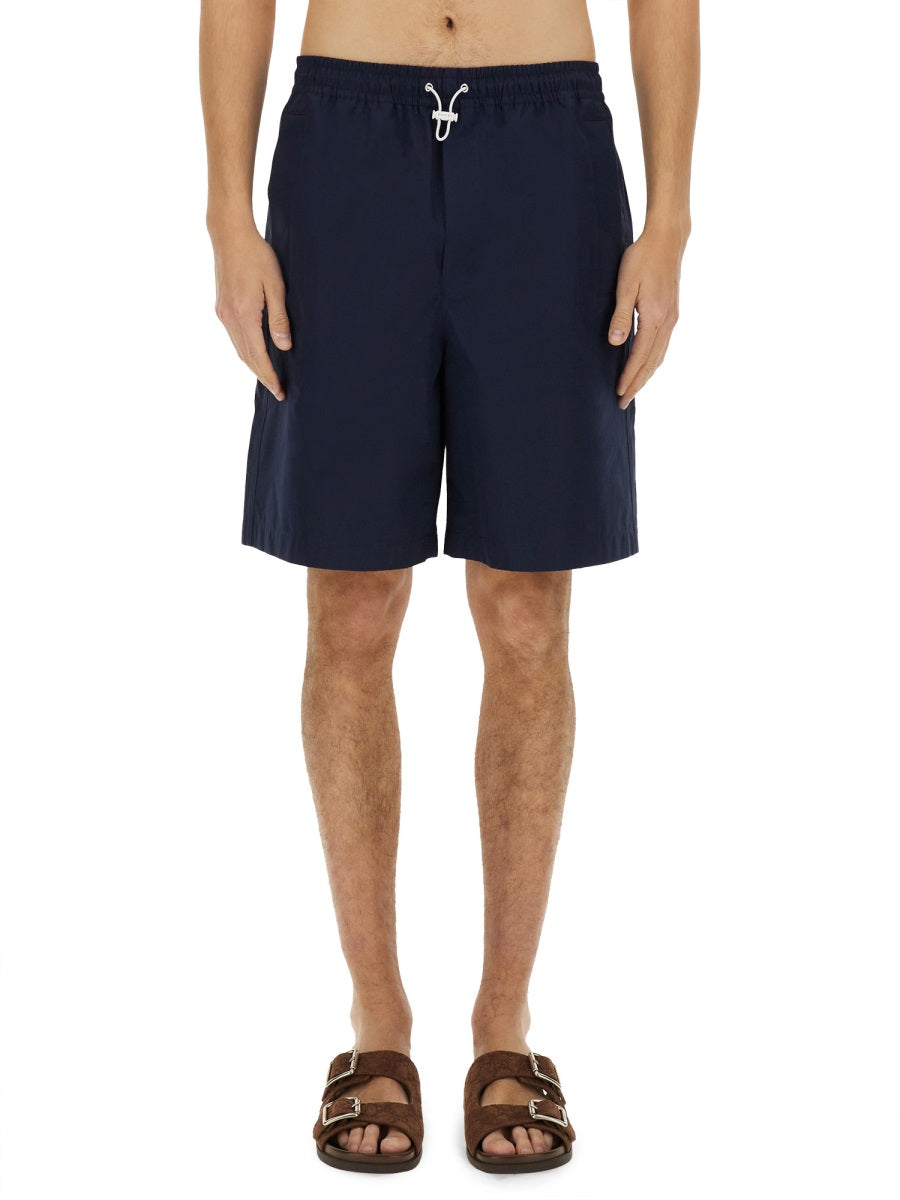 Tailored Poplin Shorts with Minimalist Design