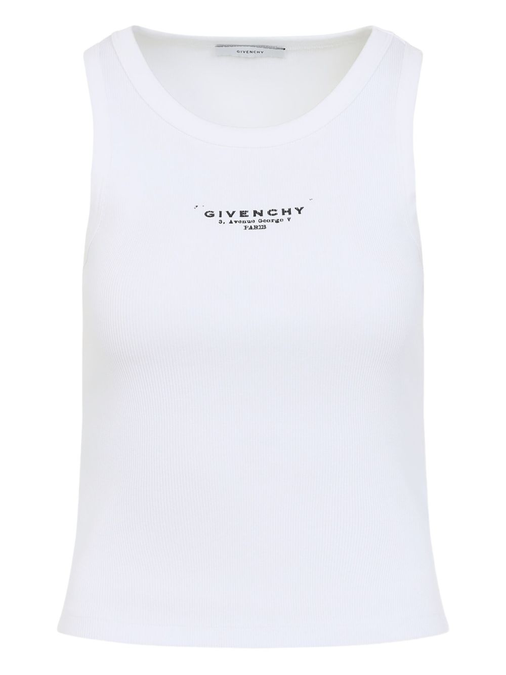 Ribbed Texture Sleeveless Top