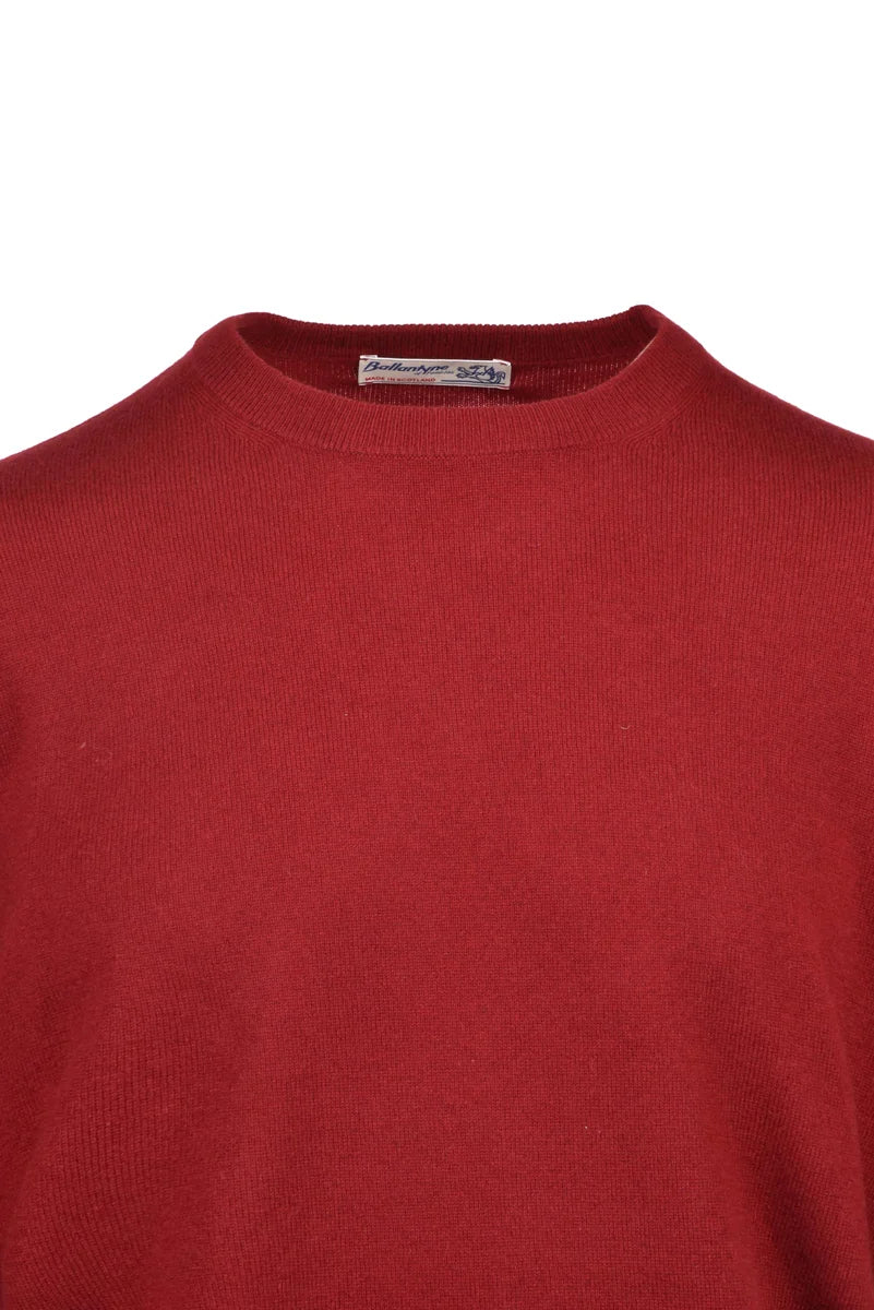 Cashmere Crewneck Pullover - Red