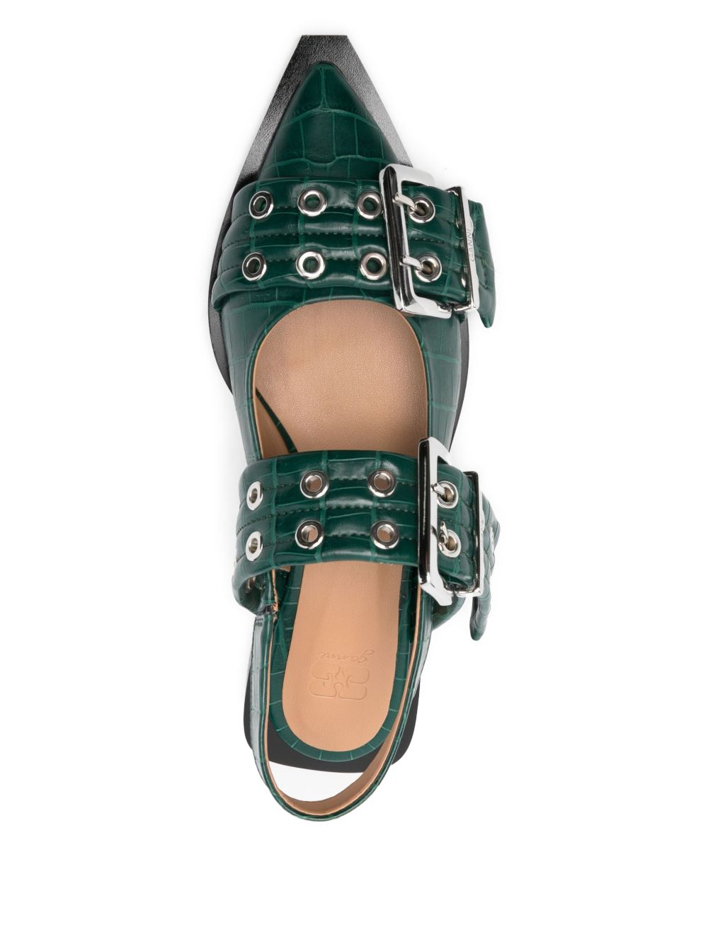 Feminine Buckle Ballerinas