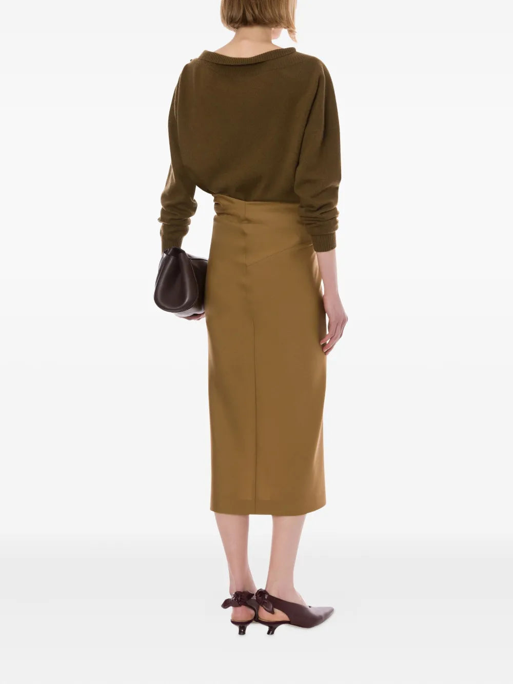 Flowing Silhouette Skirt with Soft Drape