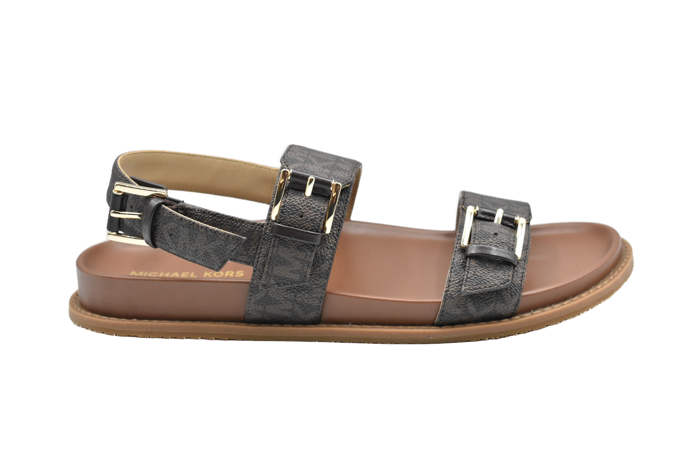 Nia Sandals With Logo-Printed Buckle Straps