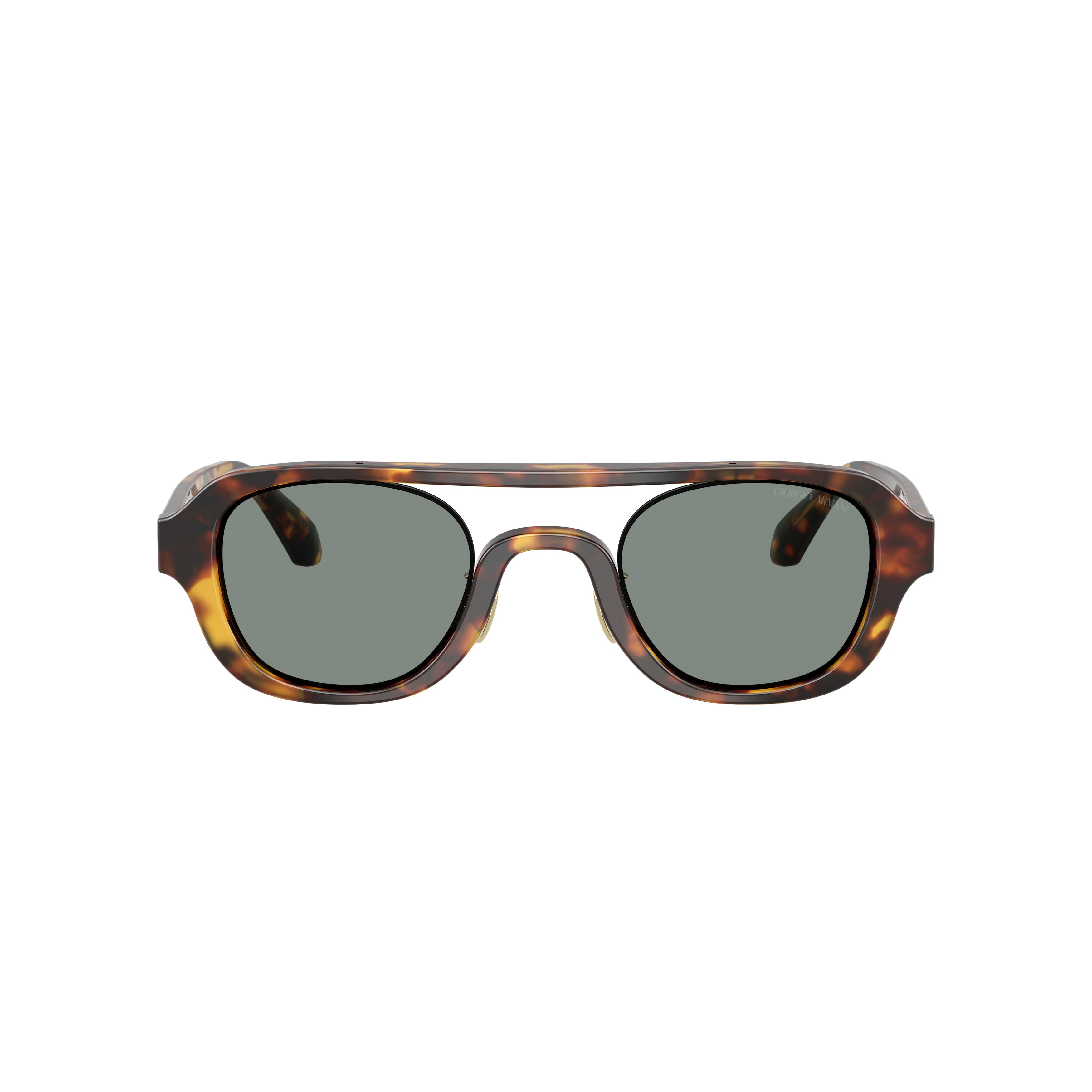 0ar8247 Bold Tortoiseshell Acetate Sunglasses with Adjustable Nose Pads