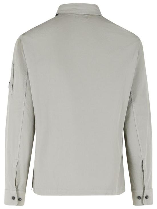 Classic Long-Sleeve Shirt with Distinctive Lens Detail