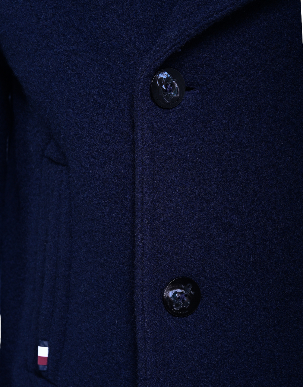 Tailored Peacoat With Nautical Details