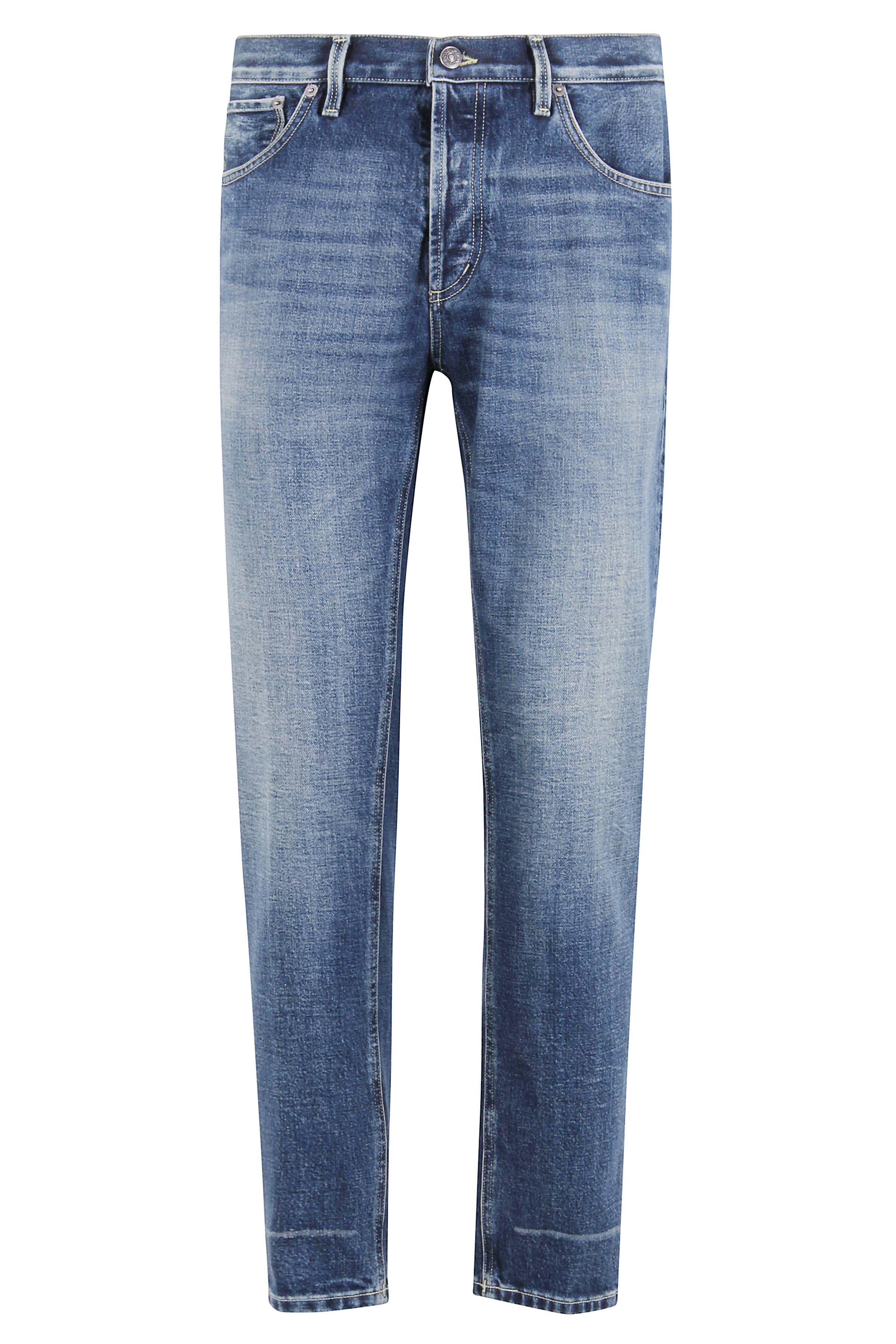 Mid-Rise Carrot Leg Jeans