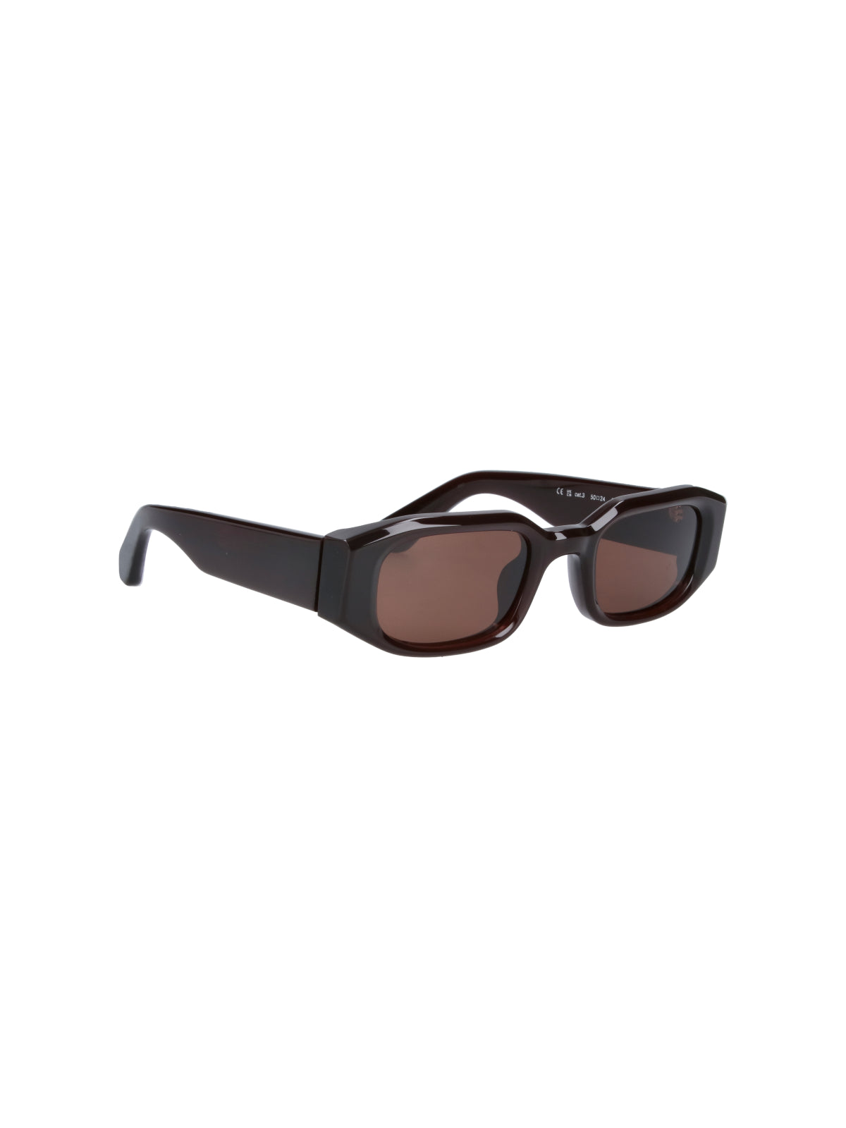 Brown Rotate Levi Rectangular Polarized Sunglasses