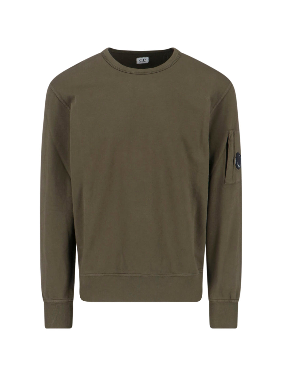 Classic Knit Sweater In Rich Green Tone