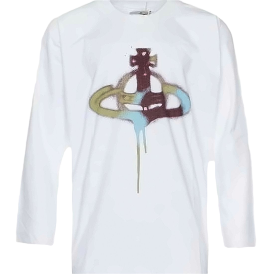 Artistic Long-Sleeve T-Shirt with Unique Graphic Design