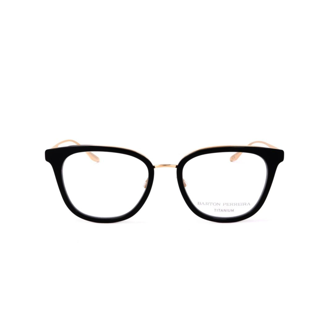 Bp5091 520fc Cat-Eye Frame Eyeglasses with Gold Metal Temples