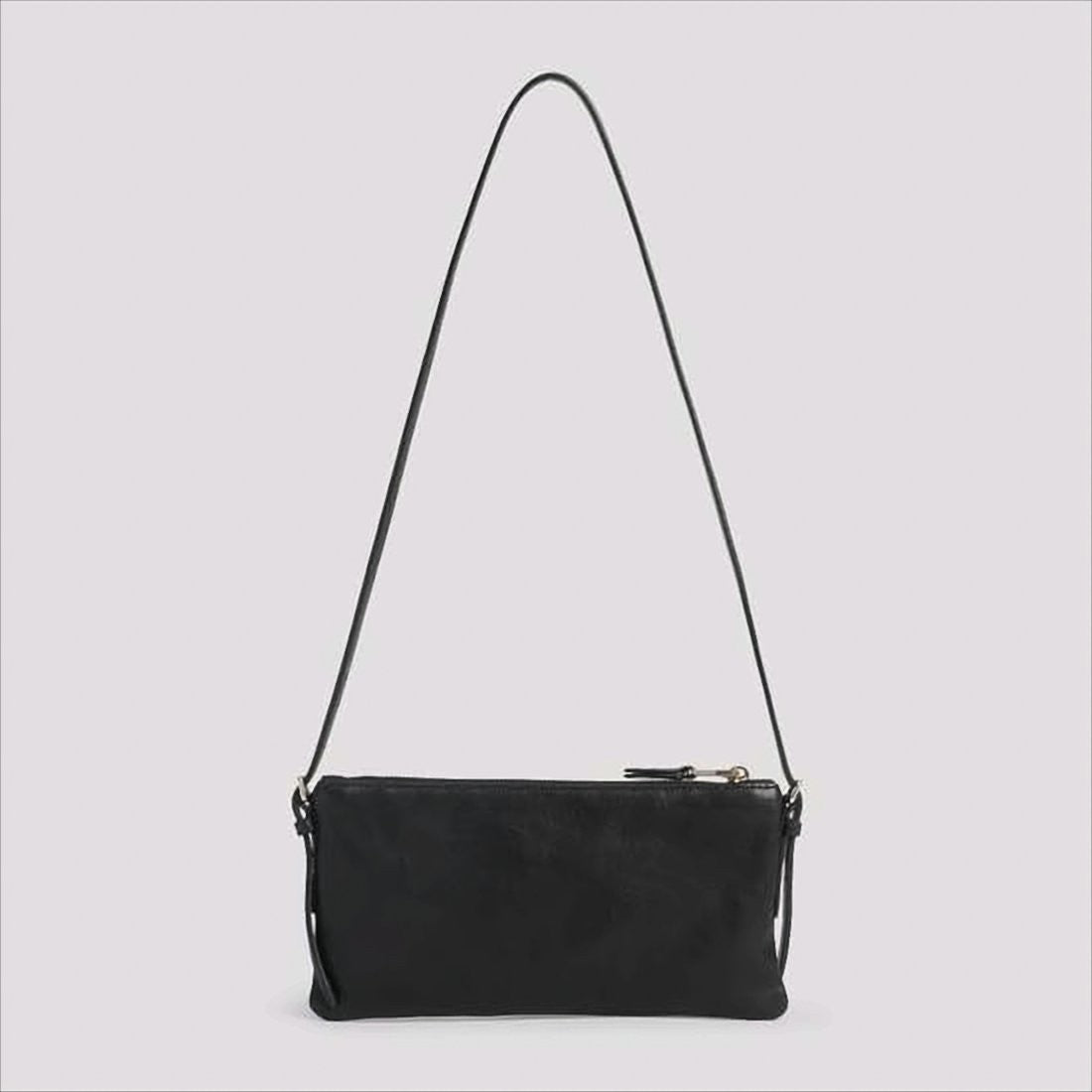 Soft Lambskin Leather Rectangular Crossbody Bag
