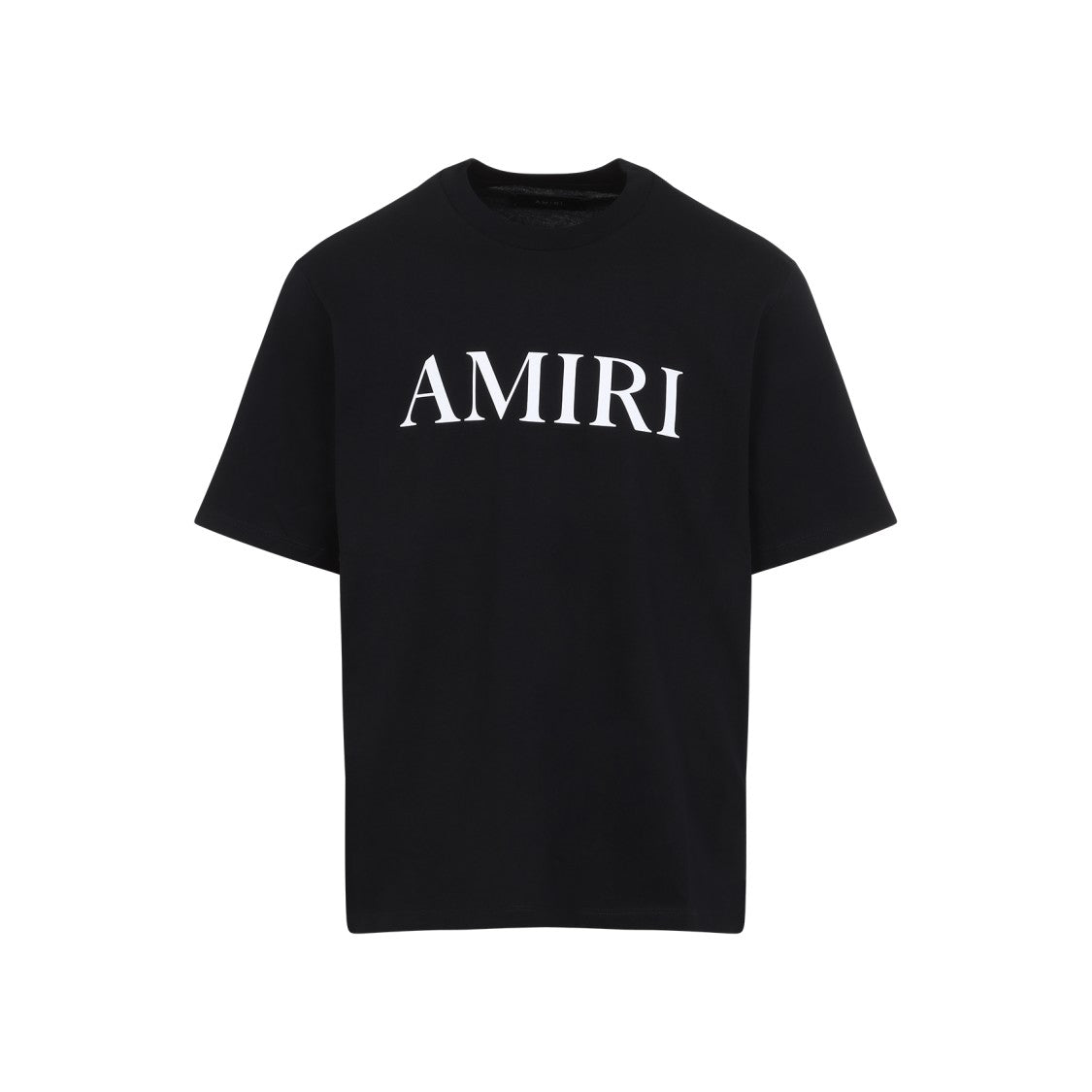 Black Cotton T-Shirt With Bold Logo