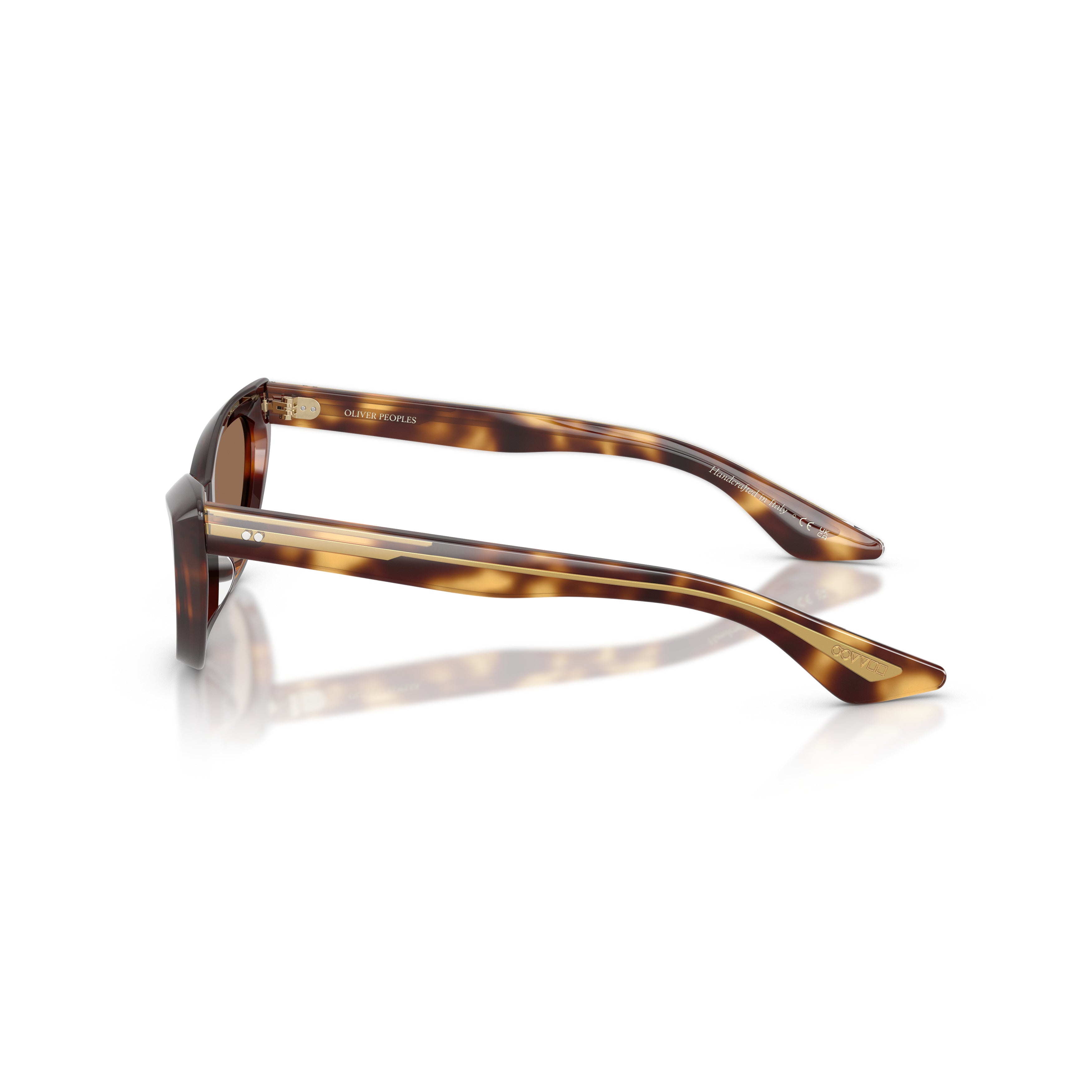 0ov5621su Cat-Eye Tortoiseshell Acetate Sunglasses with Brown-Tinted Lenses