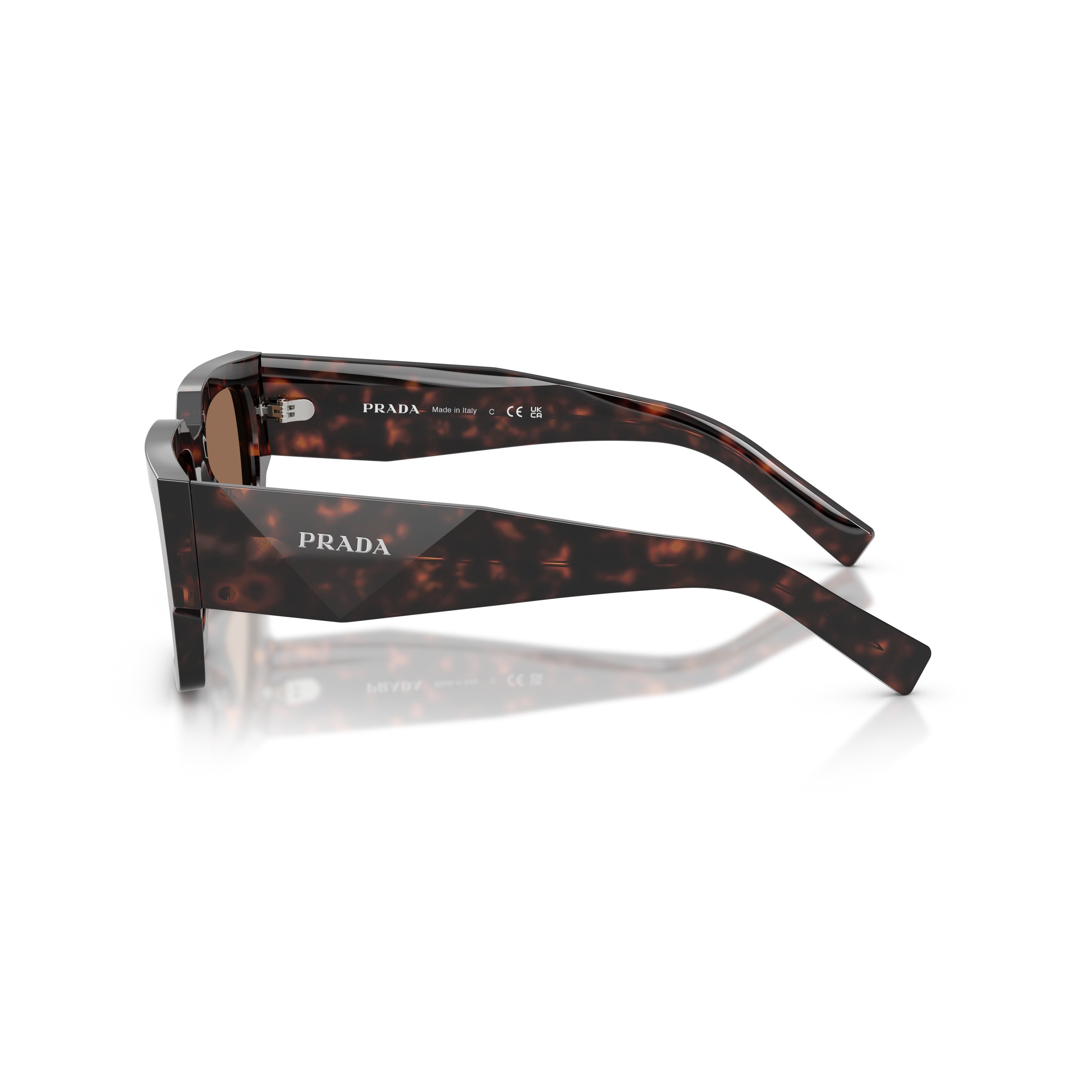 0pr B17s Bold Rectangular Tortoiseshell Acetate Sunglasses