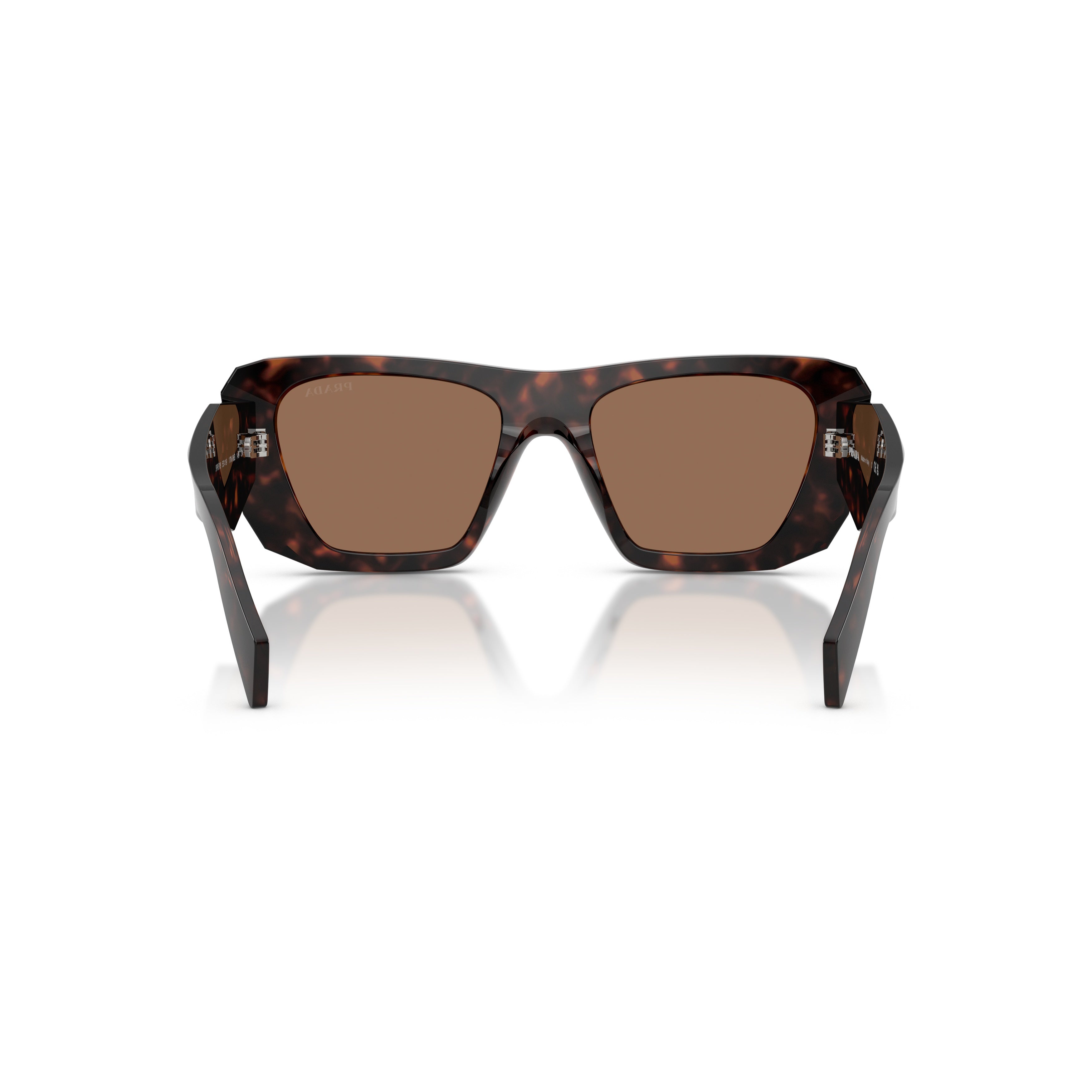0pr B18s Oversized Geometric Frame Tortoiseshell Acetate Sunglasses