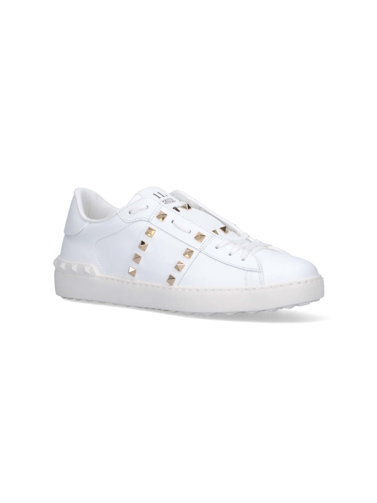 'Rockstud' Sneakers – White