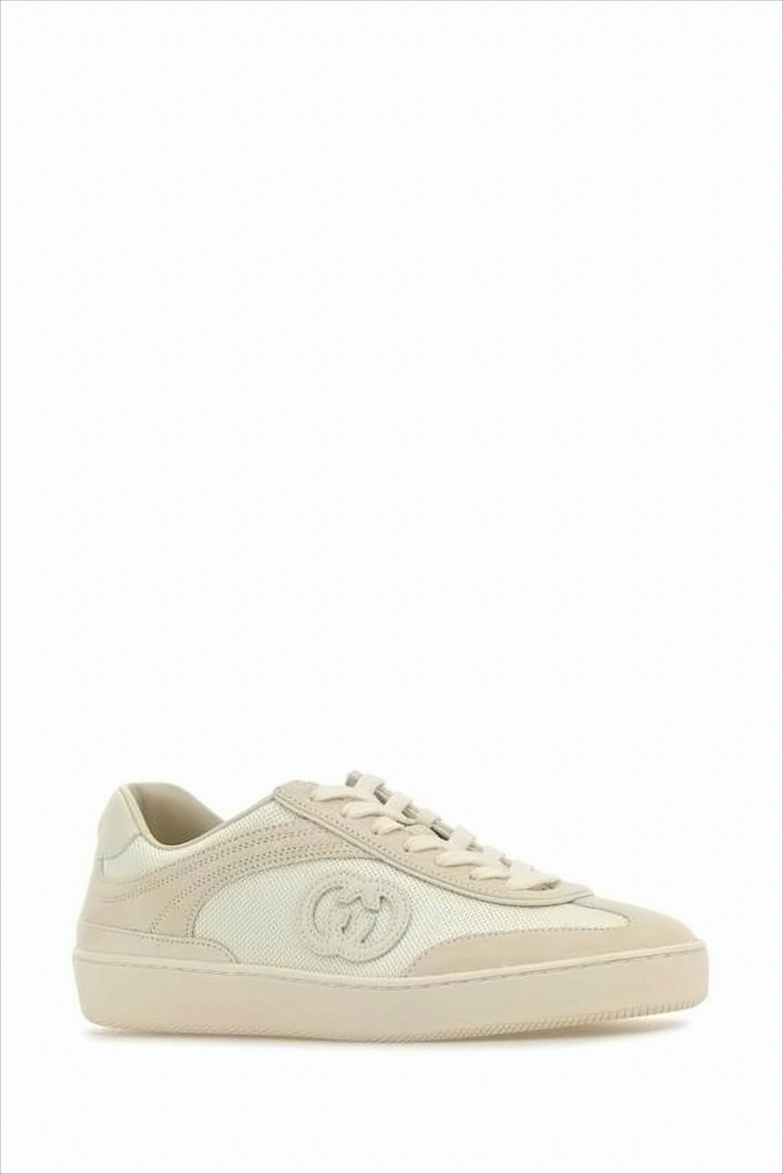 Interlocking G Low-Top Sneakers with Suede