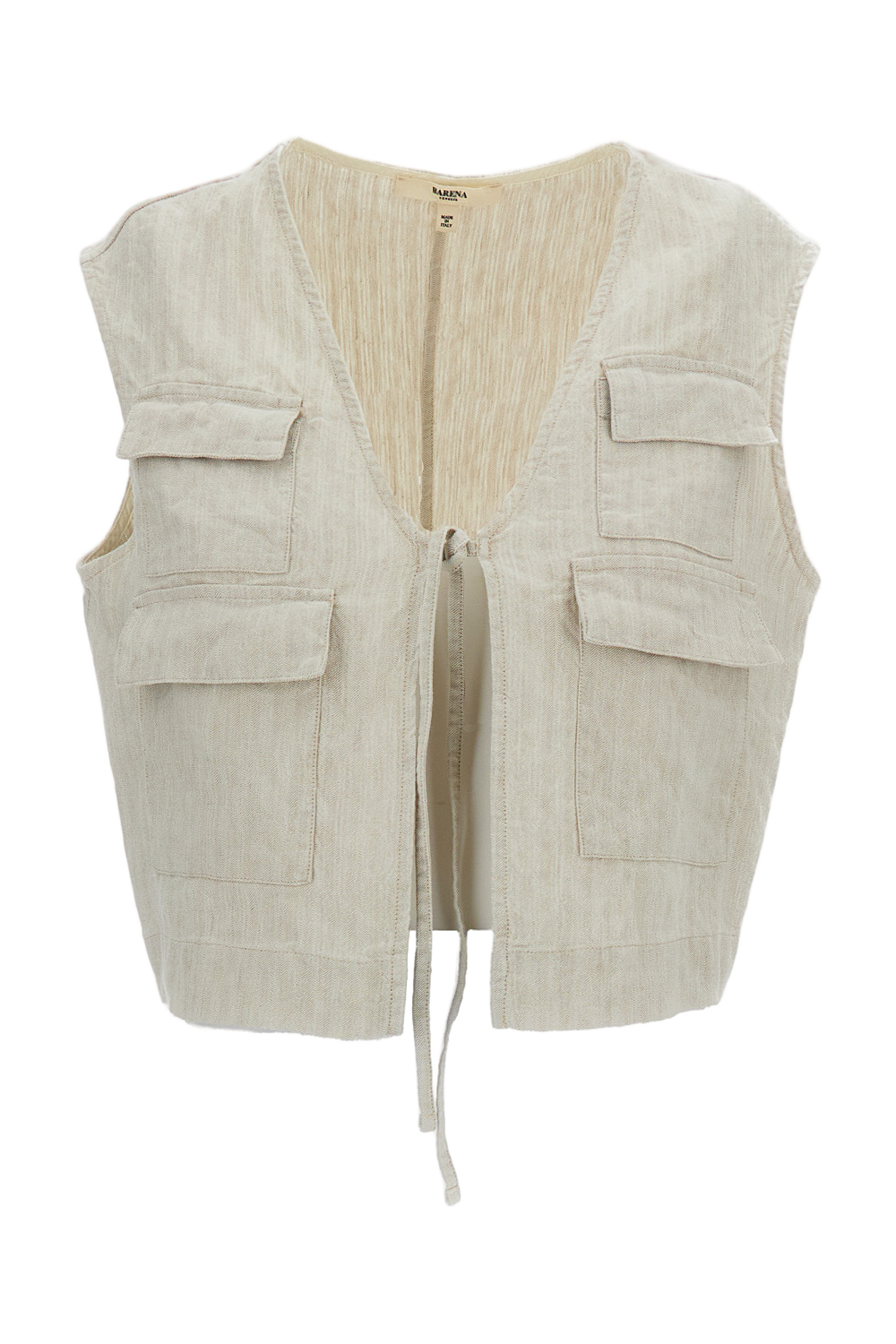 Herringbone-Effect Gilet